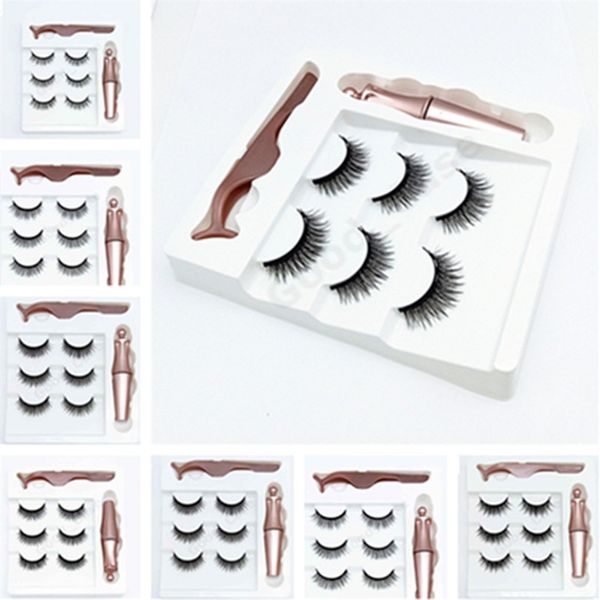 womens 3 pairs magnetic eyelashes false lashes + liquid eyeliner + tweezer eye makeup set reusable natural 3d magnet false eyelash f101907
womens 3 pairs magnetic eyelashes false lashes + liquid eyeliner + tweezer eye makeup set reusable natural 3d magnet false eyelash f101907