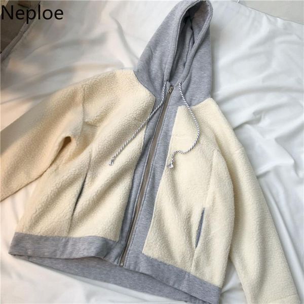 neploe jacket for women winter 2021 korean fashion clothes woman fake two thicked warm coat bf streetwear casual hooded outwear, Black;brown
neploe jacket for women winter 2021 korean fashion clothes woman fake two thicked warm coat bf streetwear casual hooded outwear, Black;brown