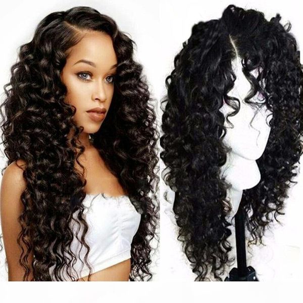 13x4 inch lace front wigs middle-apart long curly deep wave with baby hair synthetic heat resistant glueless for black women, Black;brown
13x4 inch lace front wigs middle-apart long curly deep wave with baby hair synthetic heat resistant glueless for black women, Black;brown
