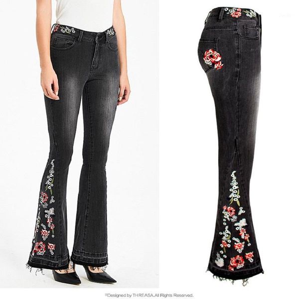women fashion embroidery jeans woman elastic black jeans spring autumn flare denim pants f8061, Blue
women fashion embroidery jeans woman elastic black jeans spring autumn flare denim pants f8061, Blue