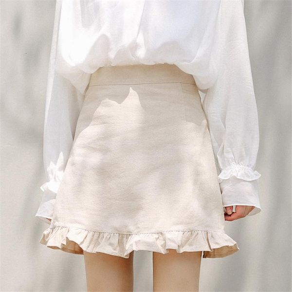 2020 summer sweet ruffle mini skirt women casual solid a-line short skirt women vintage high waist cotton skirt, Black
2020 summer sweet ruffle mini skirt women casual solid a-line short skirt women vintage high waist cotton skirt, Black