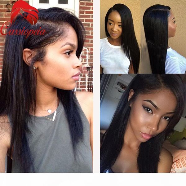 indian remy human hair silk straight wigs glueless full lace wigs with baby hair 8a lace front wigs siilk straight for black women, Black;brown
indian remy human hair silk straight wigs glueless full lace wigs with baby hair 8a lace front wigs siilk straight for black women, Black;brown