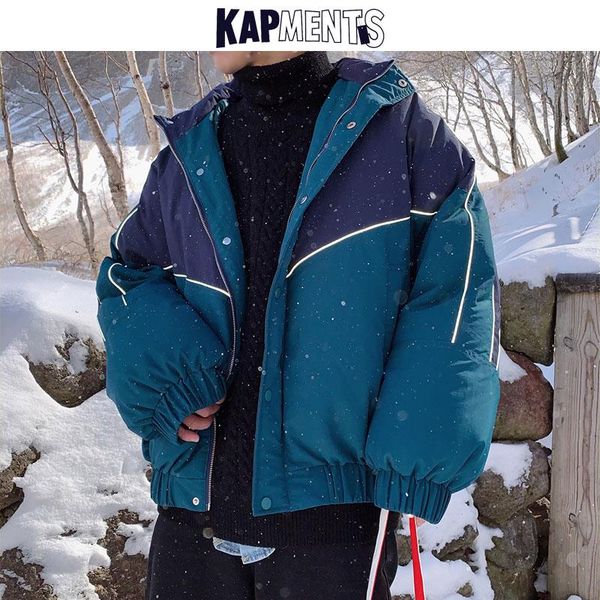men's down & parkas kapments winter jacket men patchwork bubble coats 2021 mens reflective hooded puffer jackets male streetwear warm c, Black
men's down & parkas kapments winter jacket men patchwork bubble coats 2021 mens reflective hooded puffer jackets male streetwear warm c, Black