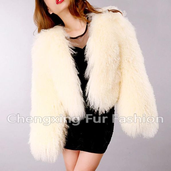 women's jackets cx-g-a-25a latest fashion desgin genuine mongolian lamb fur coat for ladies quality, Black;brown 
women's jackets cx-g-a-25a latest fashion desgin genuine mongolian lamb fur coat for ladies quality, Black;brown