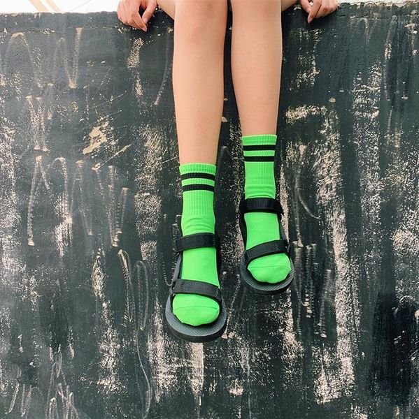 women casual crew socks cool girls striped socks fluorescence green pink yellow orange fashion neon color hip hop 20191, Black;white
women casual crew socks cool girls striped socks fluorescence green pink yellow orange fashion neon color hip hop 20191, Black;white