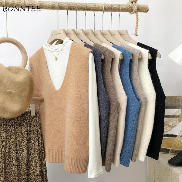 women sweater vest female outwear womens soft high elasticity japanese style simple design all-match knitted casual ulzzang, Black;white
women sweater vest female outwear womens soft high elasticity japanese style simple design all-match knitted casual ulzzang, Black;white