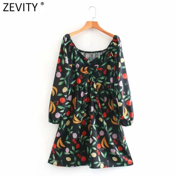 zevity new women fashion v neck fruit print pleats a line mini dress female puff sleeve casual slim chic party vestido ds4673 y0118, Black;gray
zevity new women fashion v neck fruit print pleats a line mini dress female puff sleeve casual slim chic party vestido ds4673 y0118, Black;gray