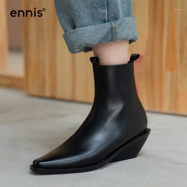 boots ennis 2021 black wedge women genuine leather ankle pointed toe middle heel shoes zipper autumn wintera00271
boots ennis 2021 black wedge women genuine leather ankle pointed toe middle heel shoes zipper autumn wintera00271