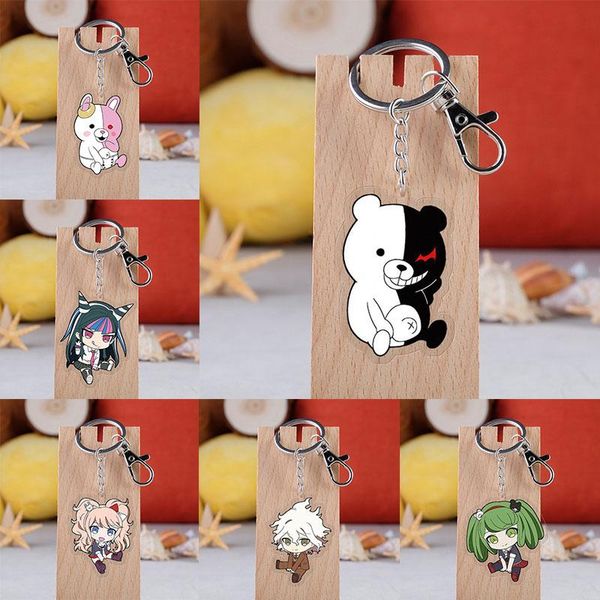 party masks danganronpa keychain monokuma double-sided acrylic keyrings cosplay props
party masks danganronpa keychain monokuma double-sided acrylic keyrings cosplay props