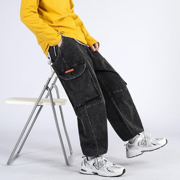 men's jeans 2021 spring mens korean fashion harem blue pants vintage straight harajuku baggy belt denim
men's jeans 2021 spring mens korean fashion harem blue pants vintage straight harajuku baggy belt denim