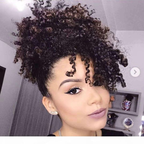 afro kinky curly weave ponytail hairpiece 120g clip ins short high ponytails extensions drawstring ponytail short high pony hair afro puff, Black
afro kinky curly weave ponytail hairpiece 120g clip ins short high ponytails extensions drawstring ponytail short high pony hair afro puff, Black