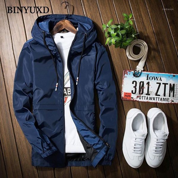 binyuxd jacket men bomber thin slim long sleeve spring autumn solid jackets hooded 2017 korean style army brand clothing1, Black;brown 
binyuxd jacket men bomber thin slim long sleeve spring autumn solid jackets hooded 2017 korean style army brand clothing1, Black;brown