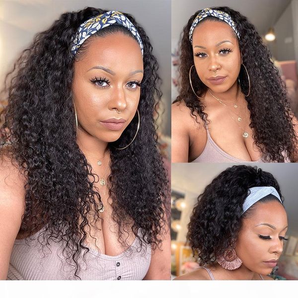 headband wig curly human hair wigs 150% density curly hair wigs with headband to easy to install, Black;brown 
headband wig curly human hair wigs 150% density curly hair wigs with headband to easy to install, Black;brown