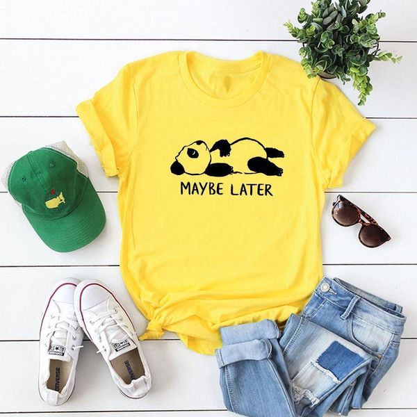 dreamlikelin s-5xl 100% cotton women's t-shirt summer lazy panda maybe later print kawaii plus size clothes for women1, White
dreamlikelin s-5xl 100% cotton women's t-shirt summer lazy panda maybe later print kawaii plus size clothes for women1, White