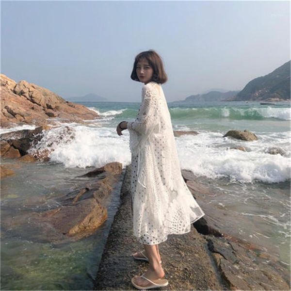 summer 2020 3/4 sleeve hollow out lace mesh flowers thin women's beach shawl sunscreen coat mid-length ladies cardigan 1, Black;brown
summer 2020 3/4 sleeve hollow out lace mesh flowers thin women's beach shawl sunscreen coat mid-length ladies cardigan 1, Black;brown
