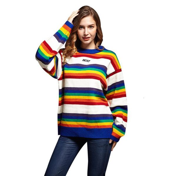 rainbow fashion lists the neck-neck female 2021 autumn embroidered sweater letter for women p1917 ljn6, White;black
rainbow fashion lists the neck-neck female 2021 autumn embroidered sweater letter for women p1917 ljn6, White;black