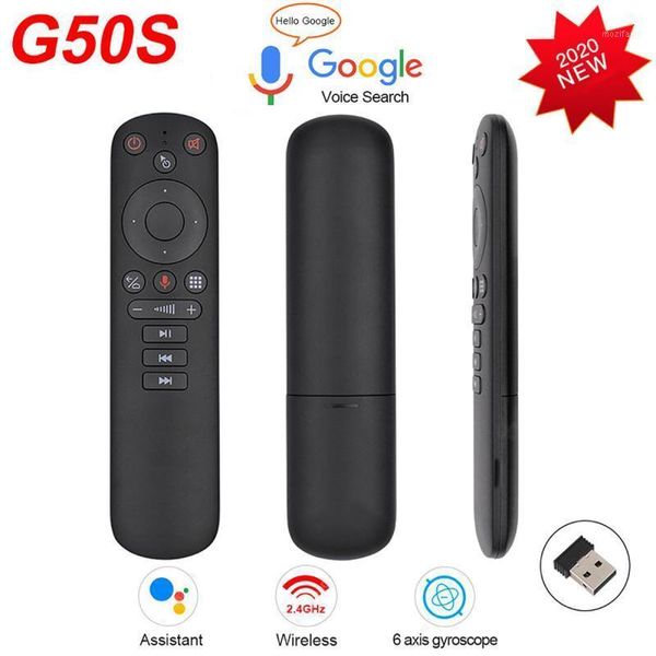 g50s wireless air mouse gyroscope 2.4g smart voice remote control g50 for x96 mini h96 max x3 pro android tv box1
g50s wireless air mouse gyroscope 2.4g smart voice remote control g50 for x96 mini h96 max x3 pro android tv box1