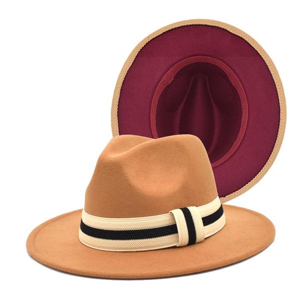 wide brim hats fuodrao classic panama bowler hat autumn winter wool fedora ribbon jazz caps men vintage f120, Blue;gray
wide brim hats fuodrao classic panama bowler hat autumn winter wool fedora ribbon jazz caps men vintage f120, Blue;gray