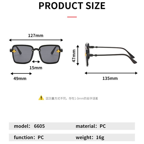 girls boys new colorful fashion tint lens oversized bees decoration square fishing sunglasses kids cool eyewear glasses uv400
girls boys new colorful fashion tint lens oversized bees decoration square fishing sunglasses kids cool eyewear glasses uv400
