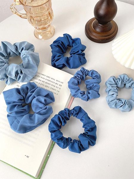 solid hair accessorie for women blue head rope simple hair ties scrunchies diy headbands for girls rubber band
solid hair accessorie for women blue head rope simple hair ties scrunchies diy headbands for girls rubber band