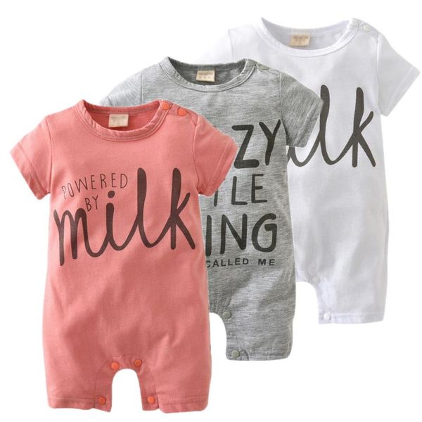 2020 summer style baby clothing set infant short sleeve letters one-piece jumpsuit newborn toddler baby boys girls clothes, White
2020 summer style baby clothing set infant short sleeve letters one-piece jumpsuit newborn toddler baby boys girls clothes, White