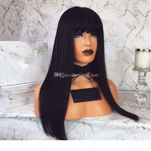 brazilian virgin full lace human hair wigs with chinese bangs glueless lace front wig straight full lace wig for black woman, Black;brown
brazilian virgin full lace human hair wigs with chinese bangs glueless lace front wig straight full lace wig for black woman, Black;brown