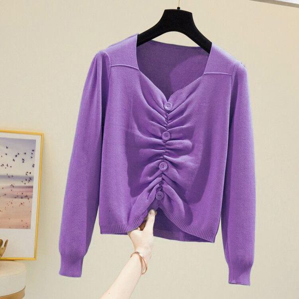 women's blouses & shirts coigarsam 4xl plus size knitting blouse women blusas womens and purple blue black a342, White
women's blouses & shirts coigarsam 4xl plus size knitting blouse women blusas womens and purple blue black a342, White