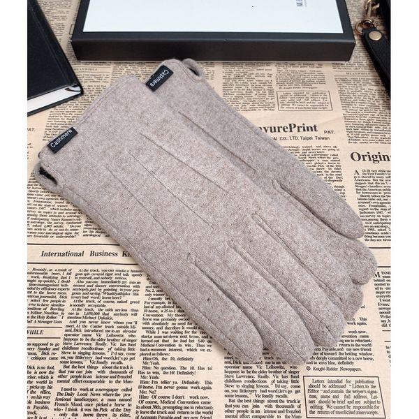 cashmere men's winter warm plush thick touch screen wool riding driving windproof gloves, Blue;gray
cashmere men's winter warm plush thick touch screen wool riding driving windproof gloves, Blue;gray
