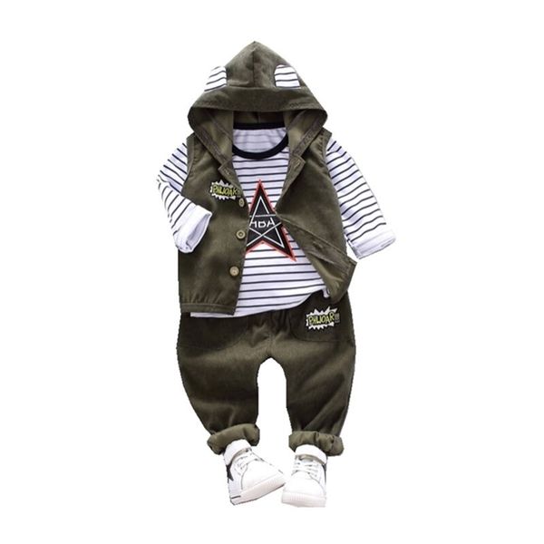 spring autumn children baby casual hooded vest pants 3pcs/sets infant sports clothes outfit toddler suits boys kids tracksuits 201127, White
spring autumn children baby casual hooded vest pants 3pcs/sets infant sports clothes outfit toddler suits boys kids tracksuits 201127, White