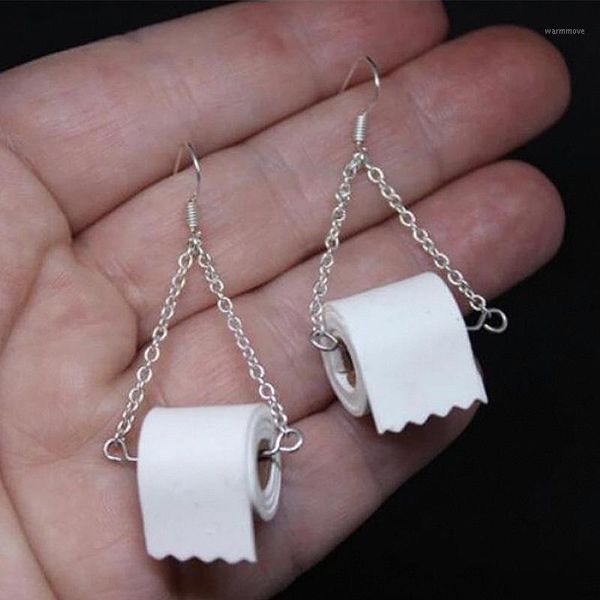 personality toilet roll paper earrings necklaces set women fashion pendant chain long earring creative lady jewelry set gift1, Silver
personality toilet roll paper earrings necklaces set women fashion pendant chain long earring creative lady jewelry set gift1, Silver