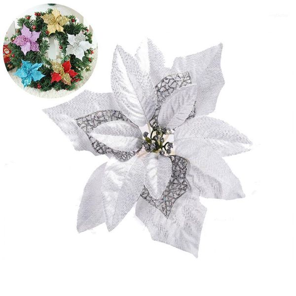 christmas decorations 1pc 8" inches sprinkle artificial flower wedding party decor tree ornament( sliver) silver1
christmas decorations 1pc 8" inches sprinkle artificial flower wedding party decor tree ornament( sliver) silver1