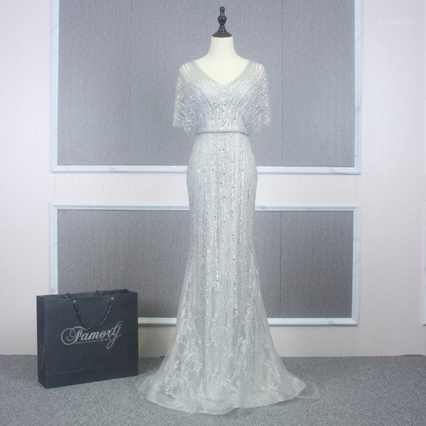 party dresses 100% real pos hand made beading v neck cap sleeve mermaid mother of the bride wear long gown evening dress1, White;black
party dresses 100% real pos hand made beading v neck cap sleeve mermaid mother of the bride wear long gown evening dress1, White;black
