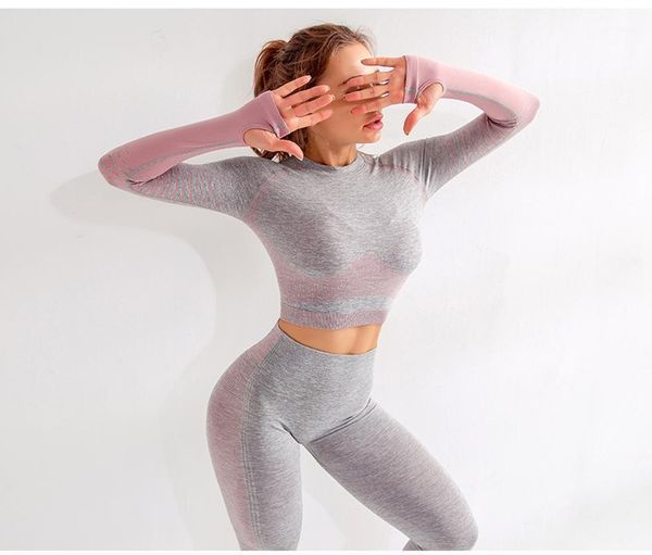 yoga outfits long sleeve seamless fitness crop with thumb holes workout shirts for women gym sport wear shirts1, White;red
yoga outfits long sleeve seamless fitness crop with thumb holes workout shirts for women gym sport wear shirts1, White;red