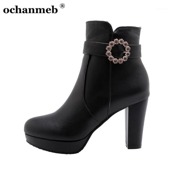 boots ochanmeb rhinestone buckled platforms ankle lady size 34-45 thick high heels party shoes women booties zapatos de mujer1, Black
boots ochanmeb rhinestone buckled platforms ankle lady size 34-45 thick high heels party shoes women booties zapatos de mujer1, Black