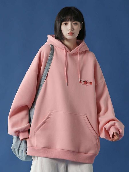 2sf4btuoke shelling design sense minority hooded sweater plush thickened female winter 2020 new korean loose coat, Black
2sf4btuoke shelling design sense minority hooded sweater plush thickened female winter 2020 new korean loose coat, Black