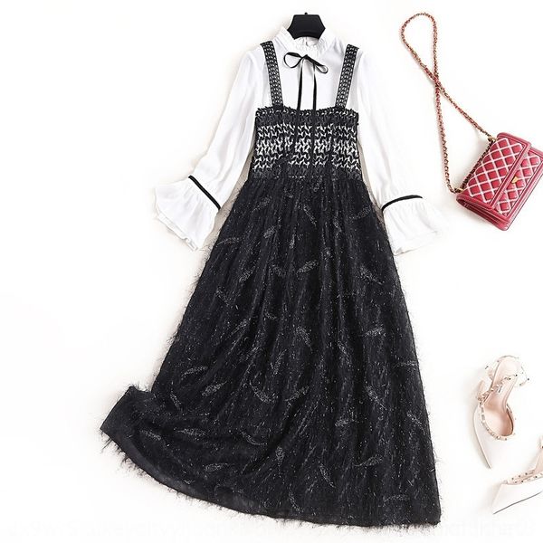qtsb6 european lace embroidered chiffon suspender skirt dress dress 2020 spring shirt hollow-out two-piece skirt suspender set f328 ftuxu, Black;gray
qtsb6 european lace embroidered chiffon suspender skirt dress dress 2020 spring shirt hollow-out two-piece skirt suspender set f328 ftuxu, Black;gray
