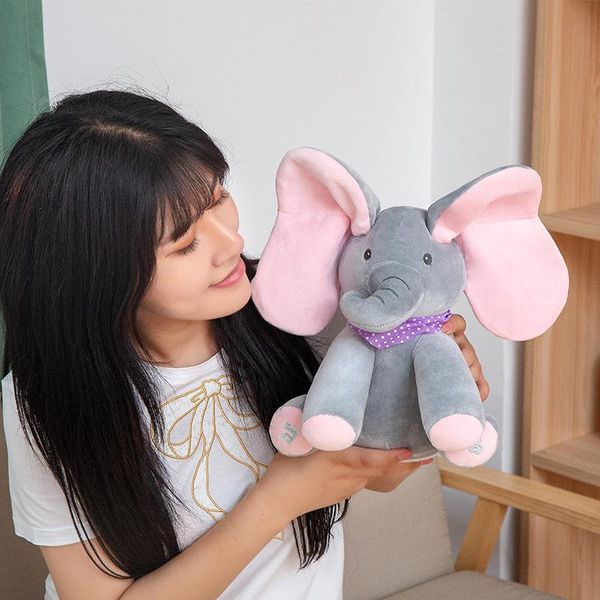 30cm elephant stuffed plush doll electric toy talking singing musical toy elephant play hide and seek for kids toys cartoon doll
30cm elephant stuffed plush doll electric toy talking singing musical toy elephant play hide and seek for kids toys cartoon doll
