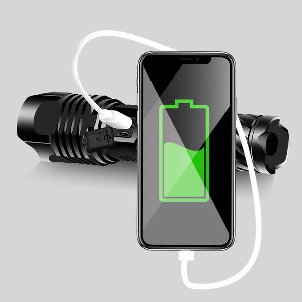 xhp90.2 9 core brightest led flashlight usb rechargeable power bank battery flash light torch aluminum zoomable waterproof 30w bbyjup
xhp90.2 9 core brightest led flashlight usb rechargeable power bank battery flash light torch aluminum zoomable waterproof 30w bbyjup