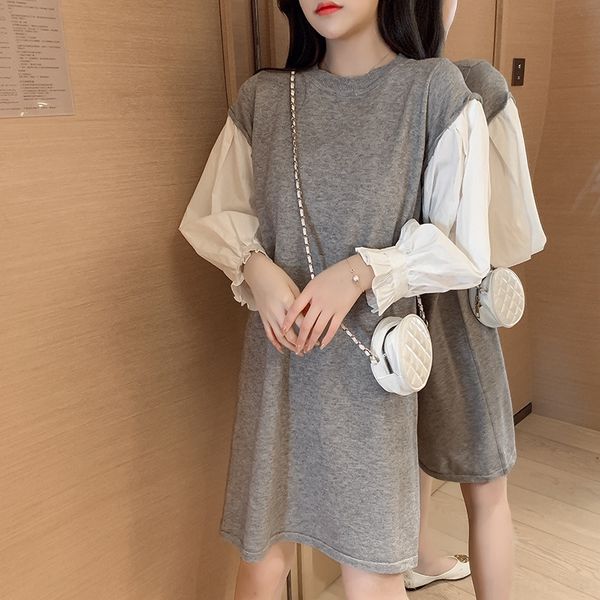 sjsa3 2020 spring and trousers new korean style loose slimming tshirt long-sleeved women's tlarge size mid-length base autumn hip-cover, Black
sjsa3 2020 spring and trousers new korean style loose slimming tshirt long-sleeved women's tlarge size mid-length base autumn hip-cover, Black