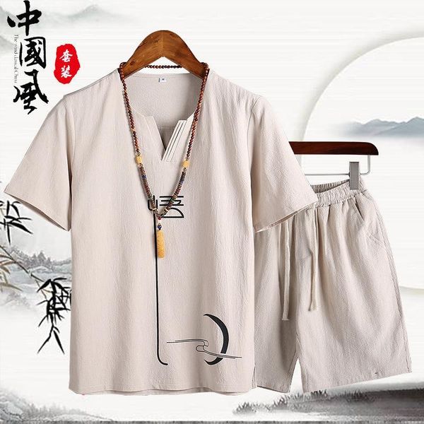 2020 summer wear suits middle-aged and old dad short sleeve t-shirt loose thin sport suit men's clothing men's clothing1, Gray
2020 summer wear suits middle-aged and old dad short sleeve t-shirt loose thin sport suit men's clothing men's clothing1, Gray