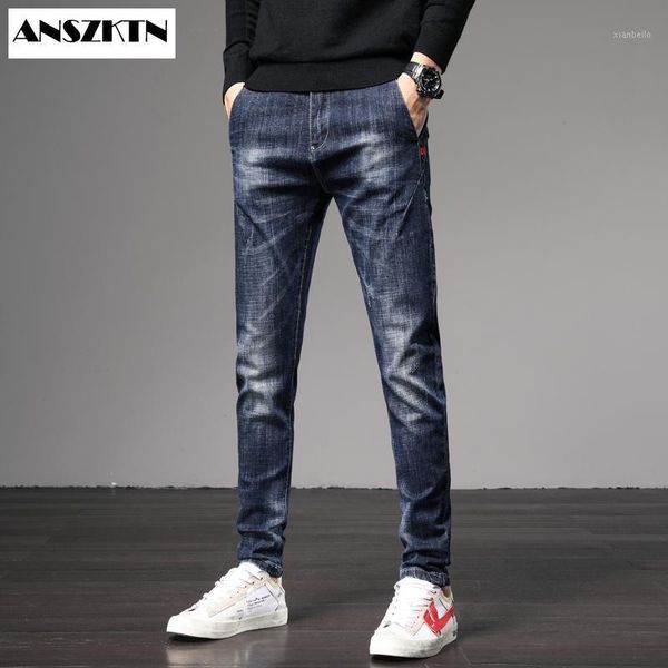 anszktn new fashion men's autumn winter slim elastic jeans fashion business classic style jeans pants trousers male cargo pant1, Blue
anszktn new fashion men's autumn winter slim elastic jeans fashion business classic style jeans pants trousers male cargo pant1, Blue