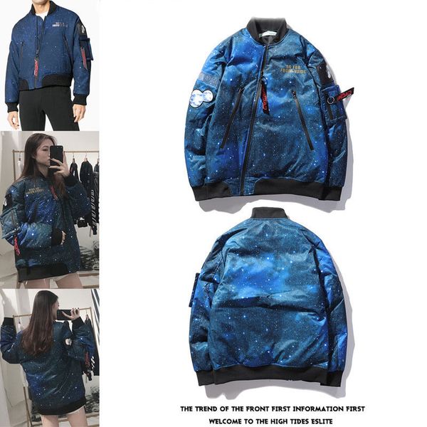 european style mens bomber jackets thicken brand fashion snowflake pilot ma1 winter jacket ow splash ink star sky cotton clothes, Black;brown
european style mens bomber jackets thicken brand fashion snowflake pilot ma1 winter jacket ow splash ink star sky cotton clothes, Black;brown