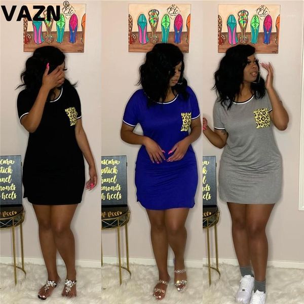 vazn casual fashion 2020 sum mer lady 4 colors mini dress short sleeve o-neck sheath dress young girl popular mini1, Black;gray
vazn casual fashion 2020 sum mer lady 4 colors mini dress short sleeve o-neck sheath dress young girl popular mini1, Black;gray