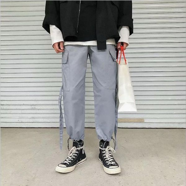 men streetwear ribbons cargo pants 2020 mens overalls hip hop sweatpants male baggy fashoins red joggers track pants1, Black
men streetwear ribbons cargo pants 2020 mens overalls hip hop sweatpants male baggy fashoins red joggers track pants1, Black