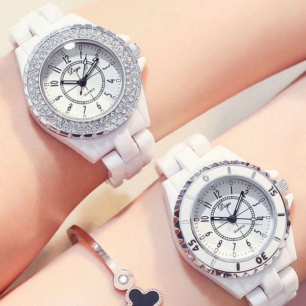 korean simple version student of ceramic temperament watch women's quartz white waterproof ins yuansufeng unicorn, Slivery;brown
korean simple version student of ceramic temperament watch women's quartz white waterproof ins yuansufeng unicorn, Slivery;brown