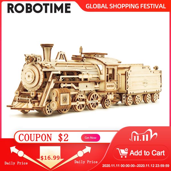robotime train 3d wooden puzzle toy assembly locomotive model building kits for children kids birthday gift 
robotime train 3d wooden puzzle toy assembly locomotive model building kits for children kids birthday gift