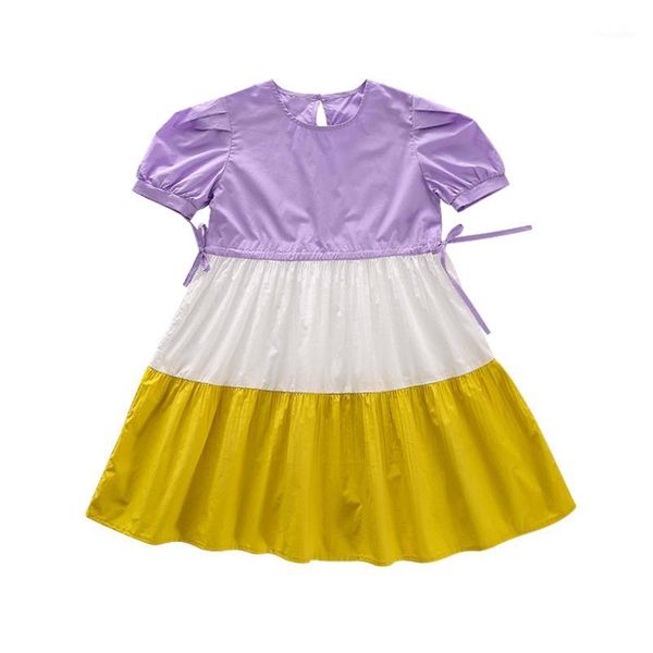 girl's dresses 11-15 year old girl cotton stitching knee dress summer medium and large children casual puff sleeve layered1, Red;yellow
girl's dresses 11-15 year old girl cotton stitching knee dress summer medium and large children casual puff sleeve layered1, Red;yellow