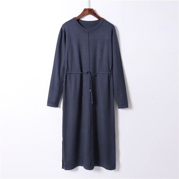 2021 new autumn winter women o neck loose long sweater robe knitted sweaters drawstring female oversize maxi dress io4u, Black;gray
2021 new autumn winter women o neck loose long sweater robe knitted sweaters drawstring female oversize maxi dress io4u, Black;gray