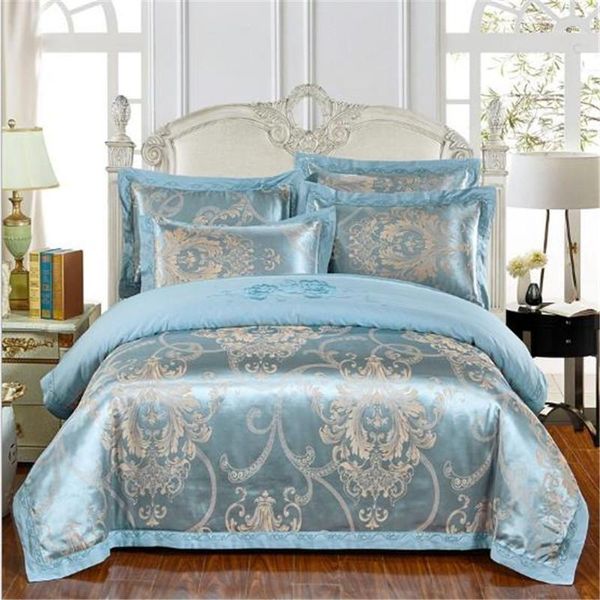 new 4pcs jacquard mulberry silk cotton bedclothes bedding sets king size quilt duvet cover set bedsheets cotton bedcover1
new 4pcs jacquard mulberry silk cotton bedclothes bedding sets king size quilt duvet cover set bedsheets cotton bedcover1