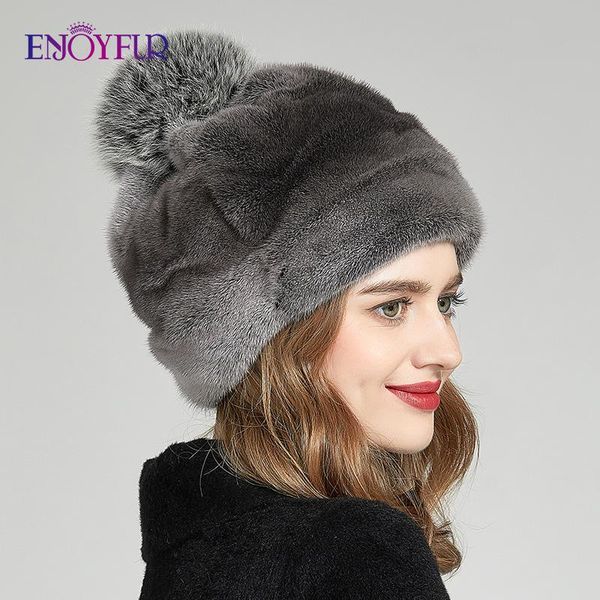 beanie/skull caps enjoyfur fashion women winter natural hats hand-sewn folds pattern bucket cap with fur pompom warm female casual beanie, Blue;gray
beanie/skull caps enjoyfur fashion women winter natural hats hand-sewn folds pattern bucket cap with fur pompom warm female casual beanie, Blue;gray